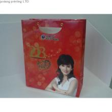 gift paper bag with diecut handle