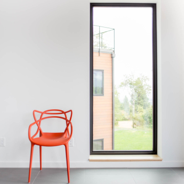 Florida Approved Large View Hurricane Impact Windows for Bathroom