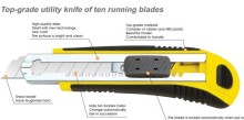 top-grade utility knife of ten running blades