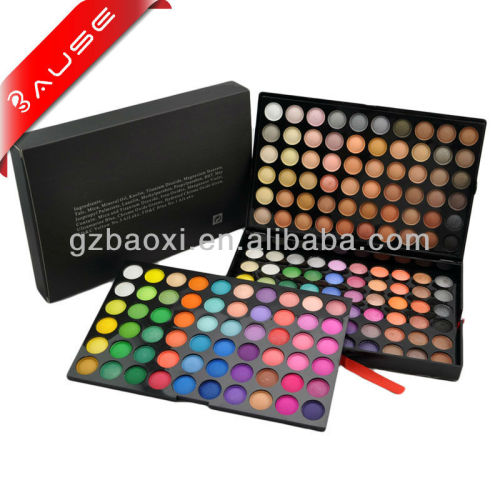 With Private label 180 makeup multi-colored eyeshadow palette