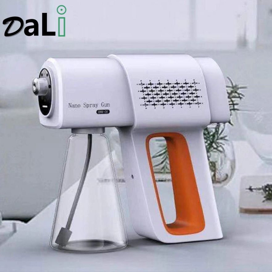 New 400ml Handheld Blue Ray Spray Machine Blue Light Disinfection for Hair Mist Nano Fogger Gun Nano Sprayer