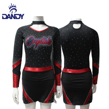 Anpassa Cheer Uniforms billiga cheerleading -tävlingsuniformer