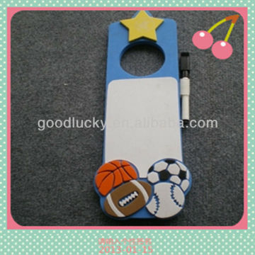 Low price promotion gift EVA door hanger/door hanger