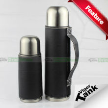Leather Wrapped Stainless Steel Thermos Flask Thermos Manufacturer
