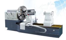 Large - Diameter Cnc Horizontal Lathe For Idustrial / Rubber / Mine Machinery