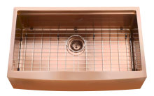 Meiao Enclosure Rose Golden Single Kitchen Sink