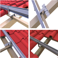 Glazed Tilt rooftop hook solar mounting sytem