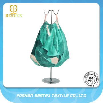 Top quality cotton printed beach towels bag