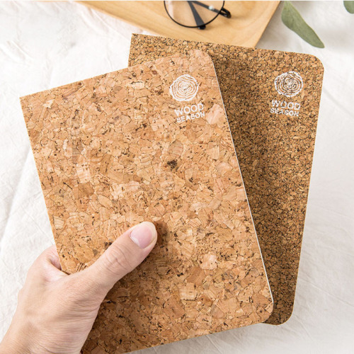 Custom Logo Eco-friendly Cork Wood Cover Notebook