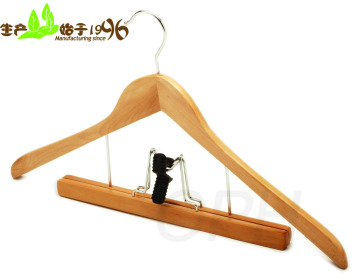 Wooden Hangers and pants hangers combination