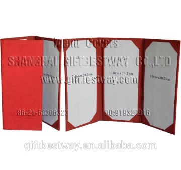 menu card holders Beautiful hotel supply bar menu cover