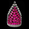 Beauté grande reine strass pageant couronne diadème