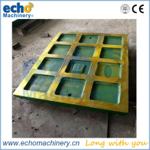 manganese steel jaw crusher parts Minyu MS-2416 jaw plates