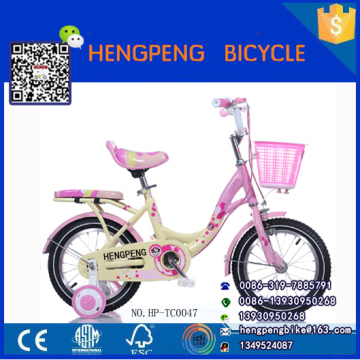 Young girl kids bicycles