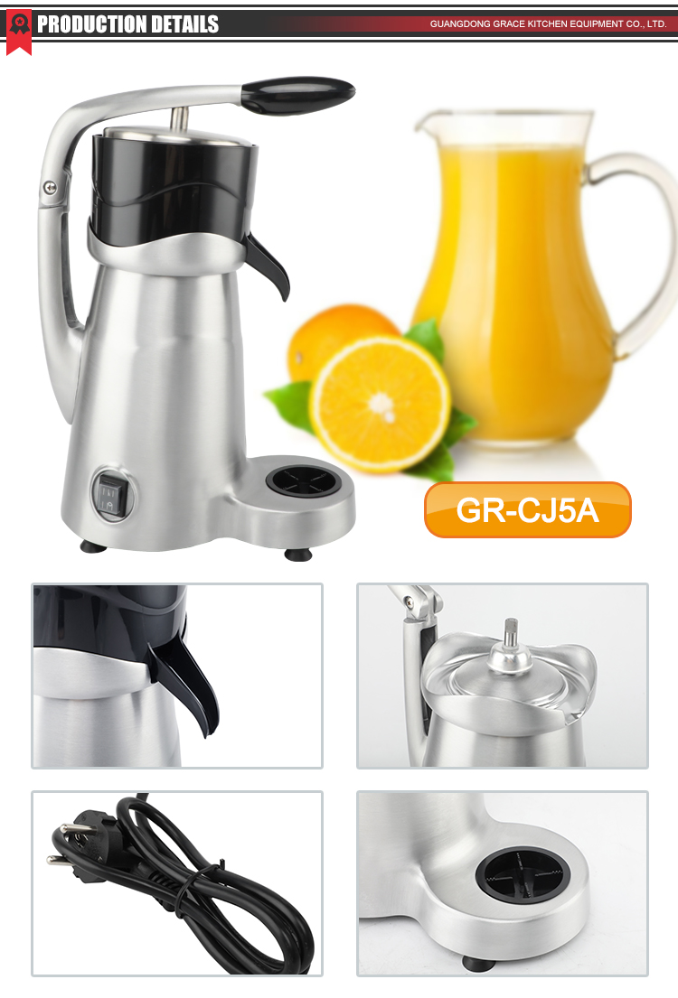 Kitchen Commercial Semi-automatic Orange Citrus Juice Extractor Machine