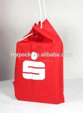 Non-woven fabric bags for shoes drawtring closure packaging
