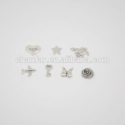 DIY floating alloy little charm fit for glass locket