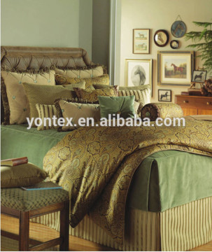 100% cotton luxury printed bed set