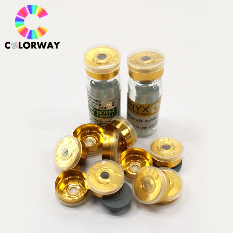 Adhesive Private label printing Glossy Lamination10ml Vial packaging label stickers