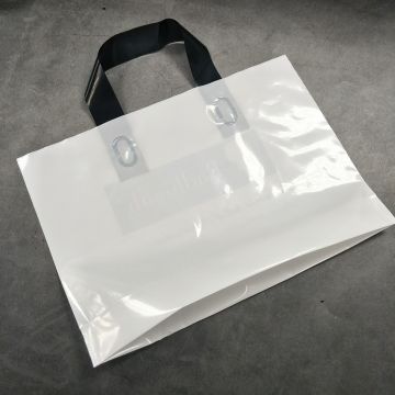 Biologisch abbaubare Weichschlaufentasche aus Kunststoff