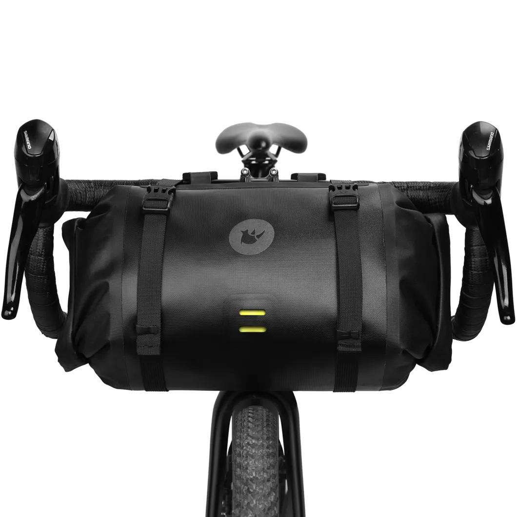 Waterproof Handlebar Bags Set 12L Bikepacking Bags Front 2 Dry Packs for MTB Road Bicycles Bike Packing Accessories