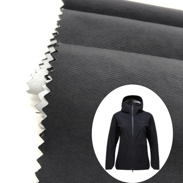 Polyamide 228T Taslon Milky PU Coated Waterproof Breathable Ski Jacket Fabric