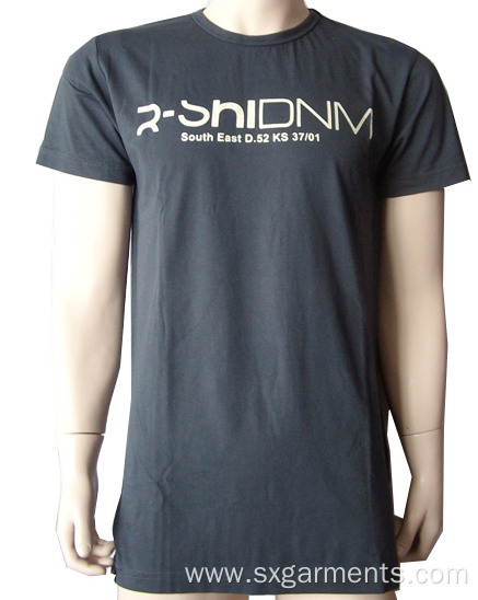 Custom Men's 100% cotton t-shirt short sleeve