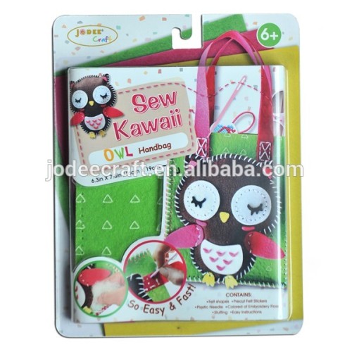 Sew kawaii purse craft for kids