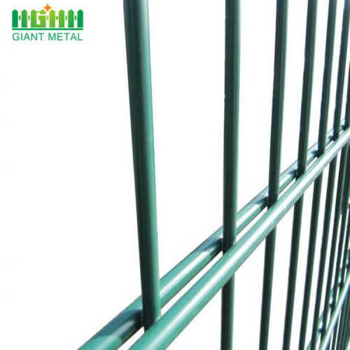 Power Coated Green Double Horizontal Wire Fence