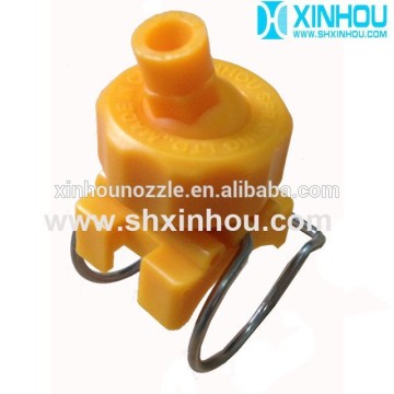 Plastic Adjustable ball toggle clip nozzle