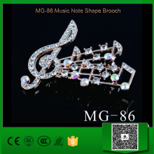 MG-86 Music Note Shape Brooch