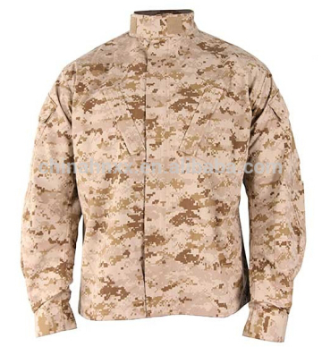 Durable ripstop ACU battle digital camouflage coat military camouflage coat