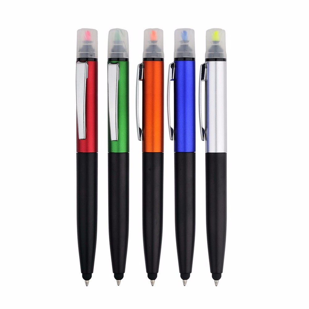 3 in 1 Touch Stylus Pen with Highlighter