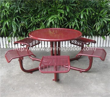 Outdoor cafe table chair set metal cafe style table chairs