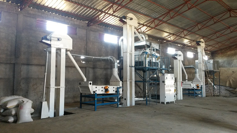 sesame processing machine