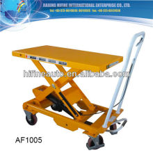 500kg single shear type flatform hydraulic lifting table cart