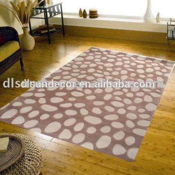 Polyester handmade rug wholesale