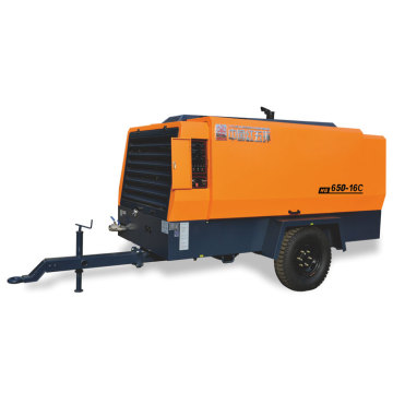 Compressore d&#39;aria a vite portatile diesel 600cfm