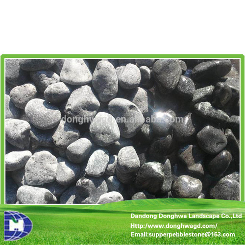 Garden natural black stone for paving and construction decor Size 3-120mm