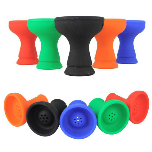 Factory price colorful silicone fruity tobacco cup shisha bowl hookah