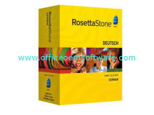 Level 1, 2, 3, 4,  5 Version 3 German Rosetta Stone Software With Usb Headset
