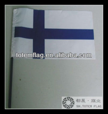 Handheld Finland Flags , Finland Handheld Flags, Finland Hand Flags