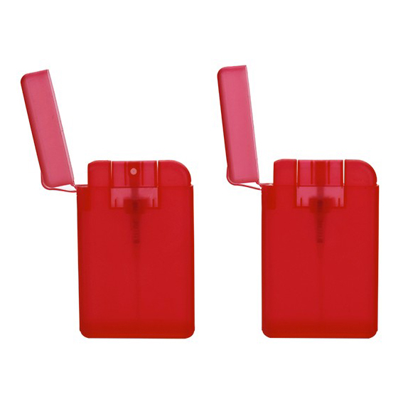 New product wholesale 20ml card perfume bottle plastic portable perfume bottle