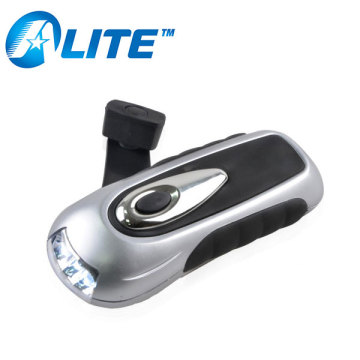 Battery Free Rechargeable Wind Up LED Hand Crank Flashlight