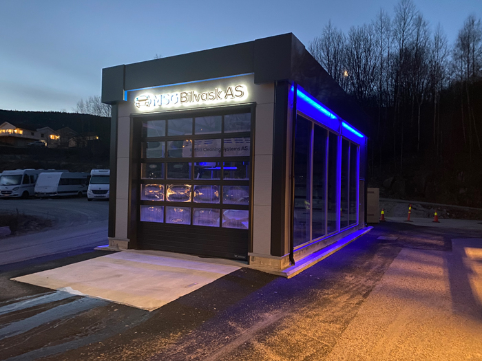 MSG automatic car wash in Norway