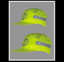 Reflective safety cap