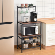 WIREKING Bakers Rack Kitchen Island Shelf