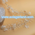 Fashion Frost Petal Beaded Branch Zilverdraad