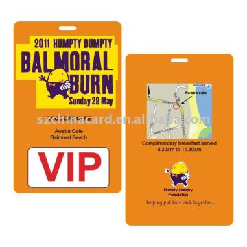 die cut printed pvc gift card for vip customer