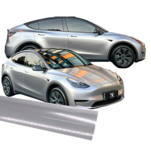 Glossy Metal Paint GT Silver Car Wrap